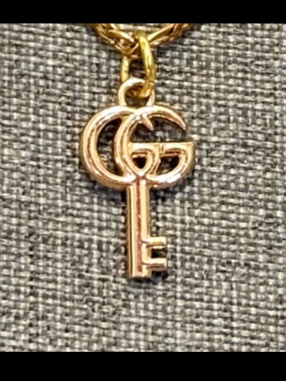 Authentic Gucci key charm